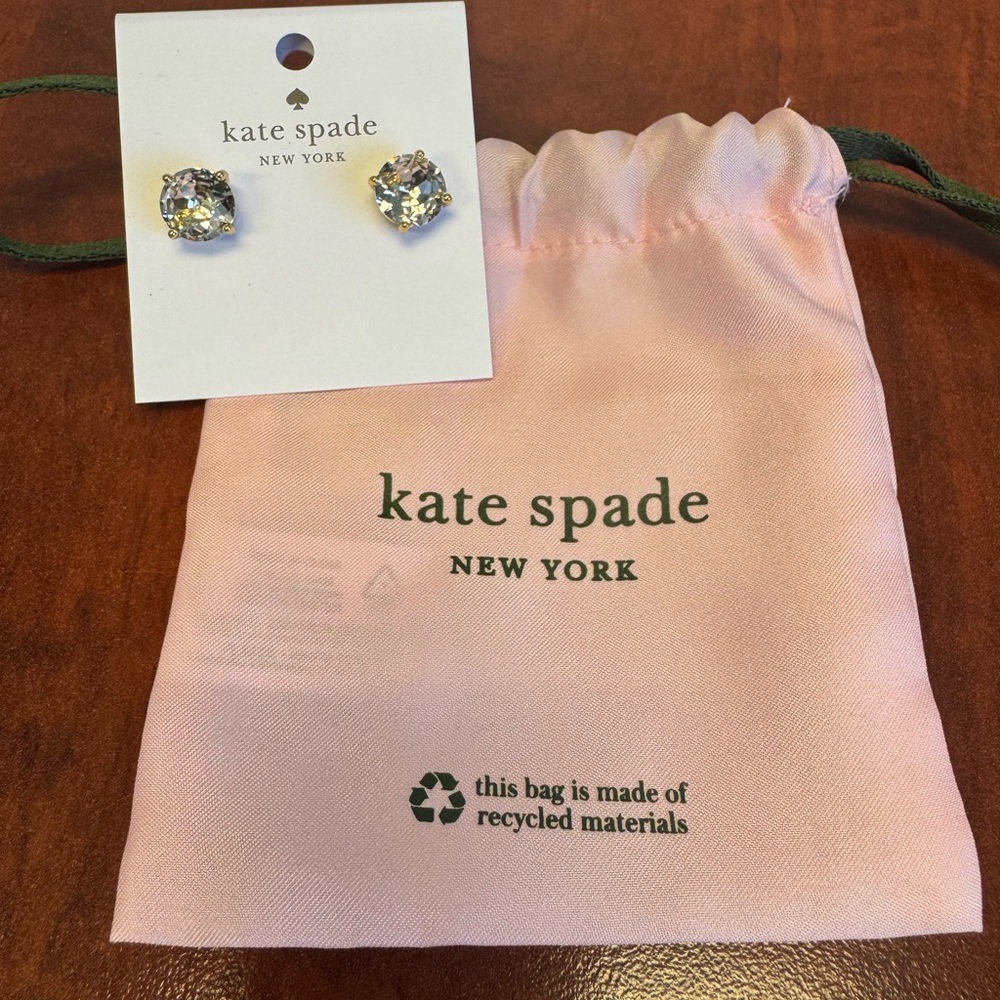 NWT Diamond Kate Spade Earrings. Never worn